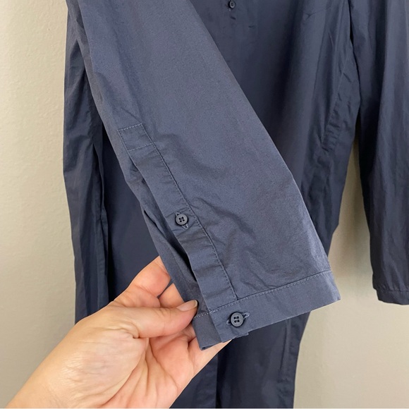 Annette Gortz Over Shirt Button Up Tunic in Blue Size Small - Picture 4 of 12
